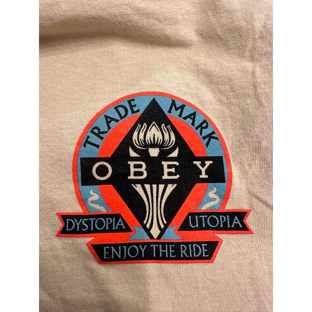 Obey Dystopia Utopia Enjoy the Ride shirt M